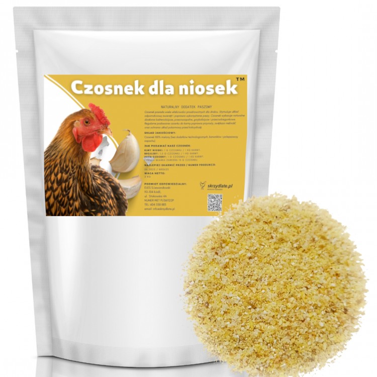 Czosnek paszowy dla drobiu 1 kg