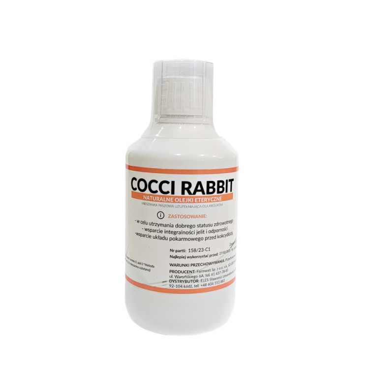 Cocci Rabbit 250 ml Kokcydiostatyk dla królików