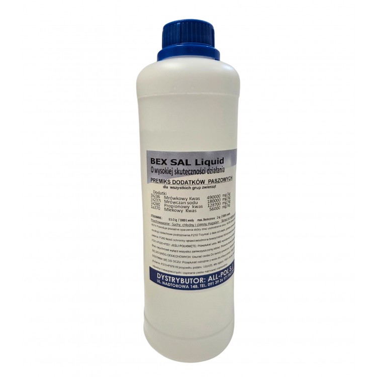 BexSal Liquid 1 kg Zakwaszacz dla królików BexSal Liquid 1 kg Zakwaszacz dla królików