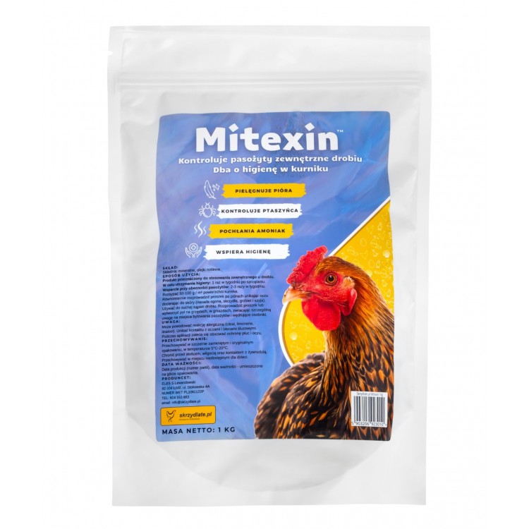 Mitexin 1 kg Ptaszyniec kurzy pasożyty pielęgnacja piór