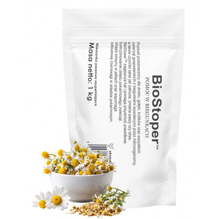 BioStoper 1 kg preparat na biegunki dla kur gołębi królików