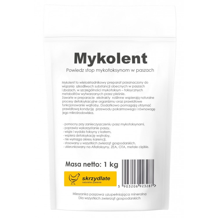 Mykolent 1 kg Preparat na mykotoksyny w paszach i zbożach